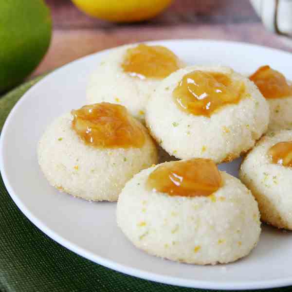 Citrus Thumbprint Cookies