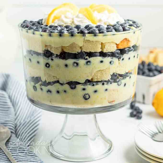 Lemon Blueberry Trifle