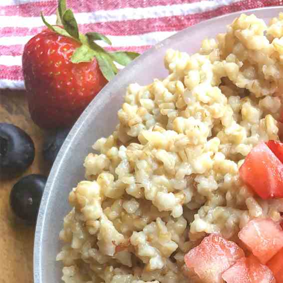 Steel Cut Oats Breakfast Bowls