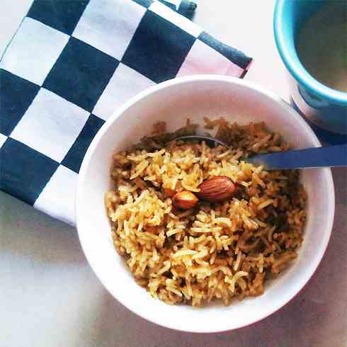 Jaggery-Sweetened Rice