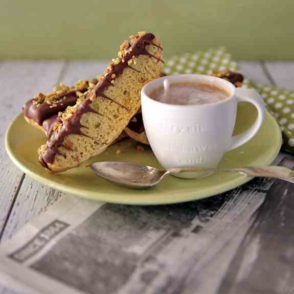 Pistachio Almond Biscotti