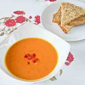 Sweet Potato and Chorizo Soup