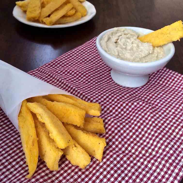 Healthy Baked Polenta Fries