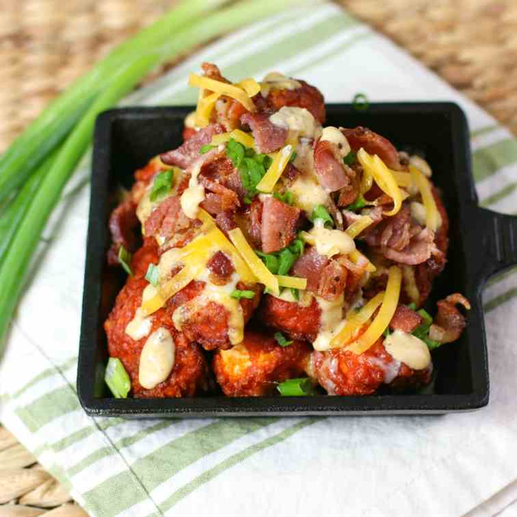 Loaded Boneless Chicken Wings