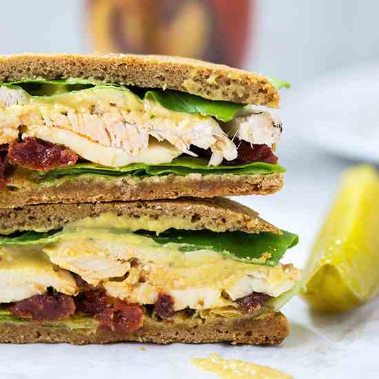 Almond Flour Flatbread Sandwiches