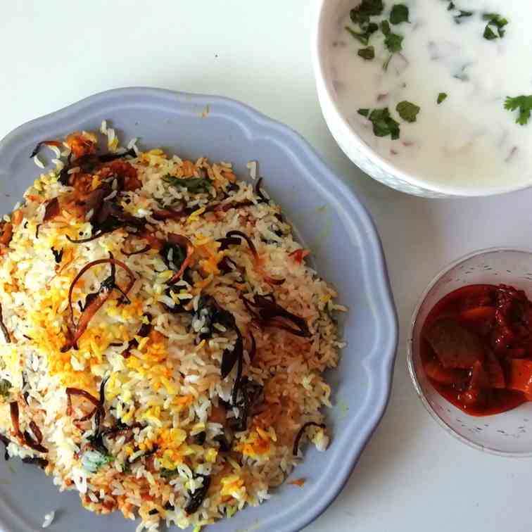 Mutton Biriyani Thalassery Style