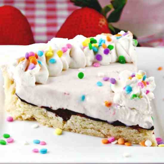 Shortbread Ice Cream Cookie Cake