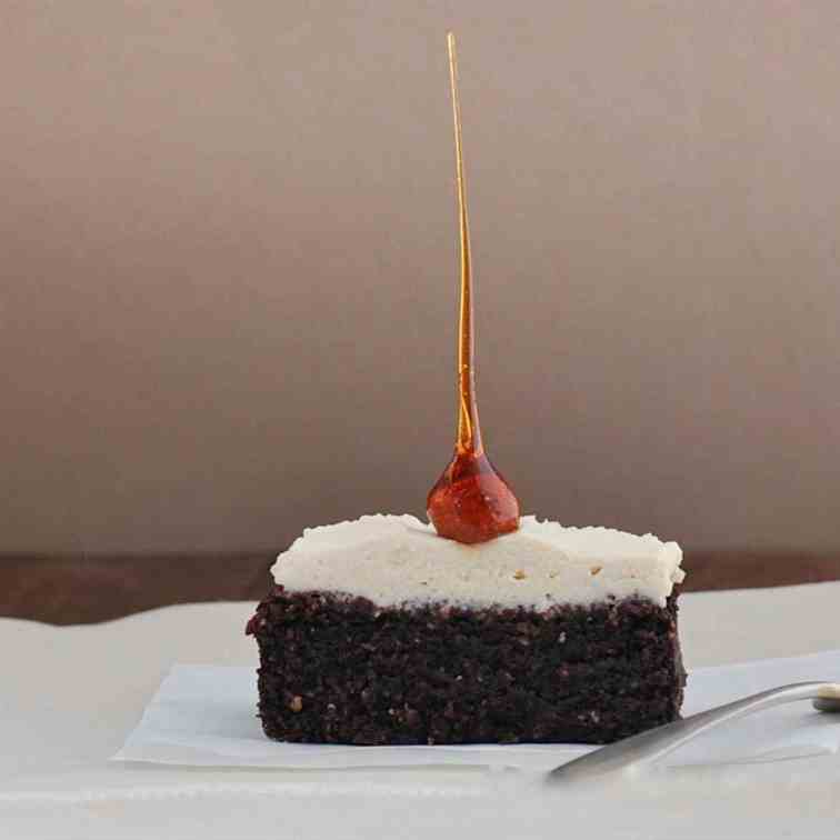 Chocolate cake, hazelnuts and Bailey's
