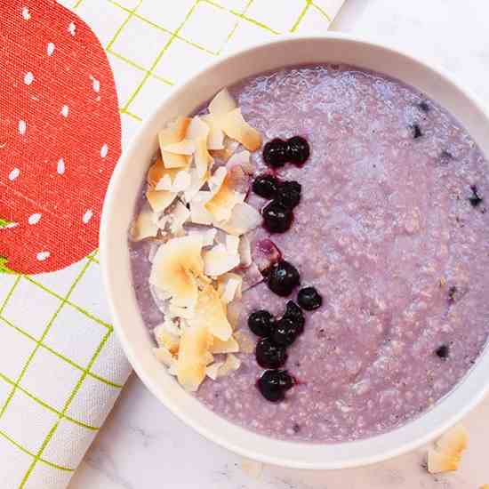 Blueberry Coconut Oatmeal