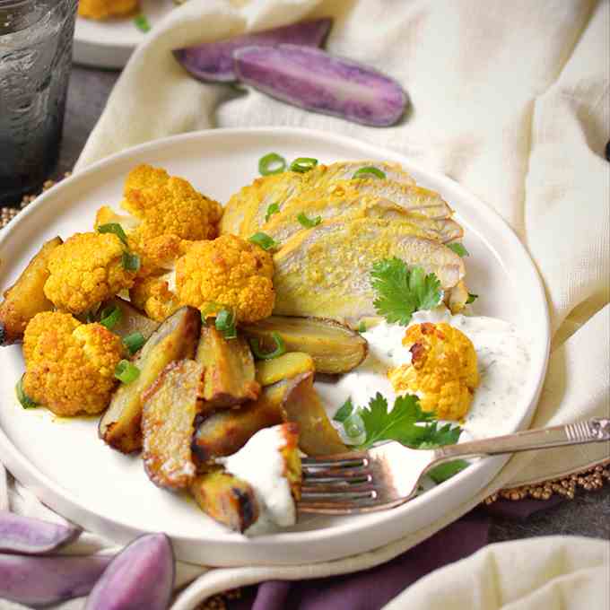 Curried Sheet Pan Pork