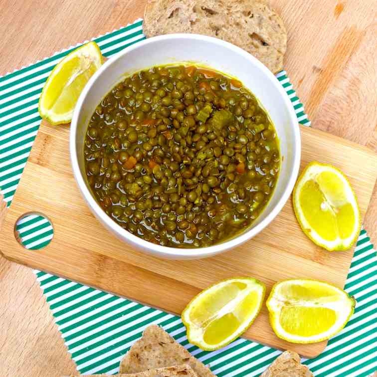 Turkish Green Lentil Soup