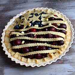 Cherry & Blueberry Star Spangled Pie