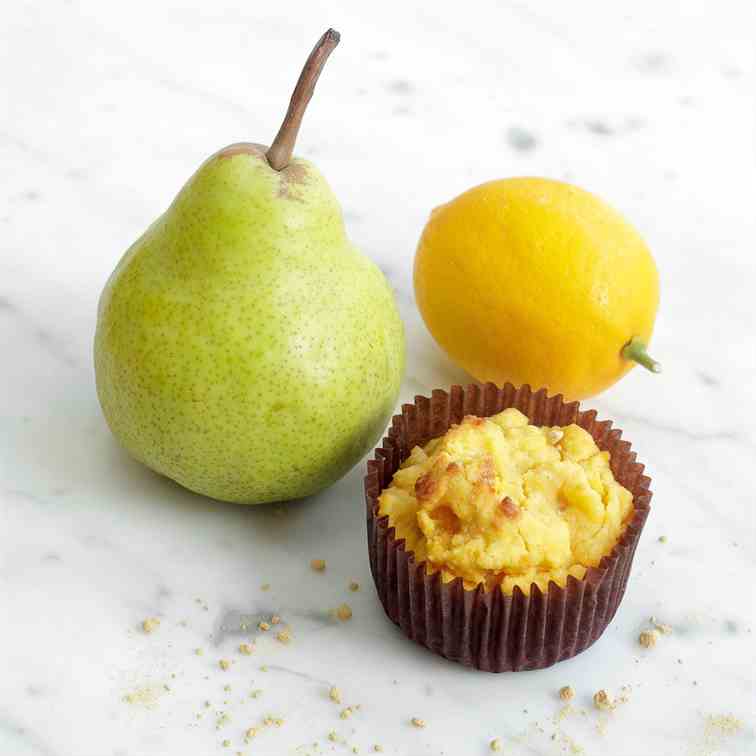 Lemon & Ginger Pear Muffins