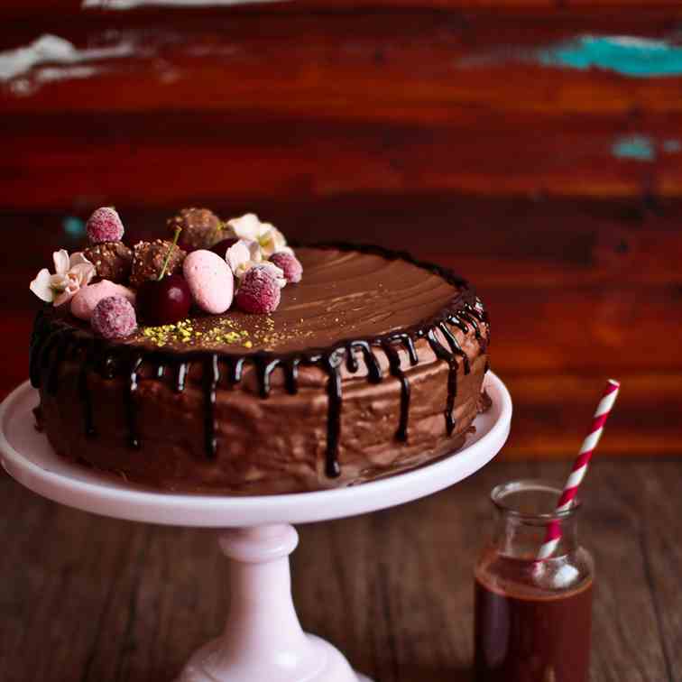 Wagon Wheel Cake