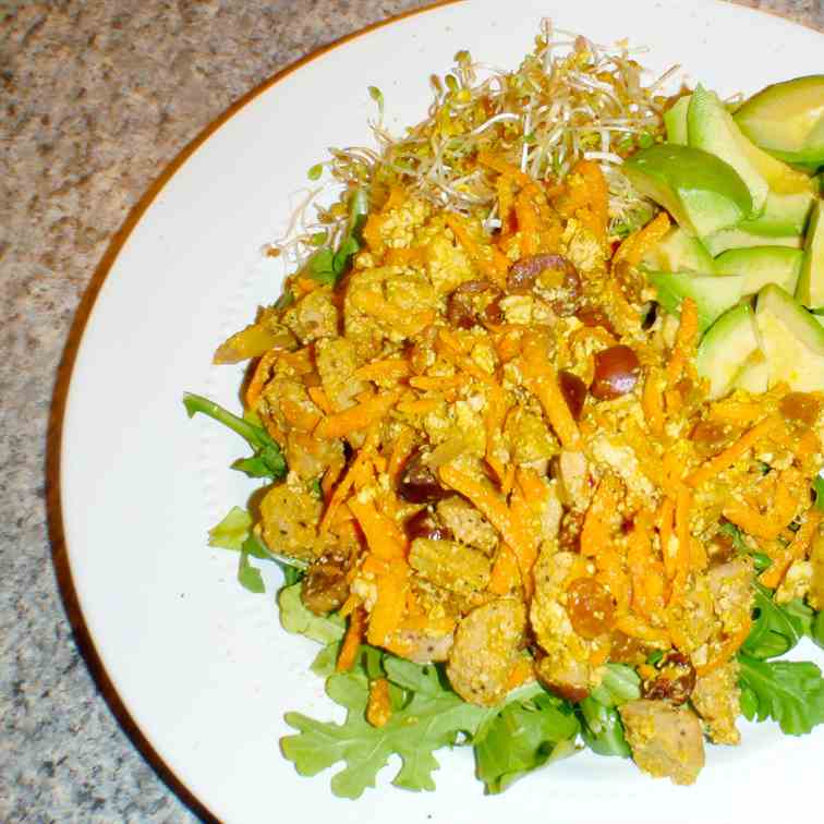 Tofu Scramble with Avocado