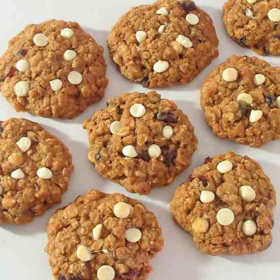 Cranberry Chocolate Oatmeal Cookies