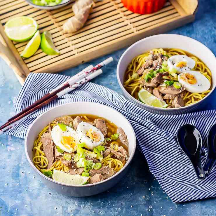 Leftover Turkey Soup with Noodles