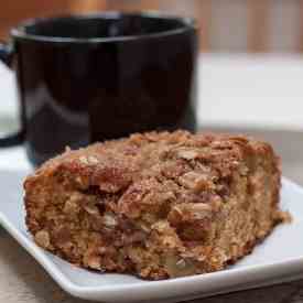 Apple Cinnamon Streusel Coffee Cake