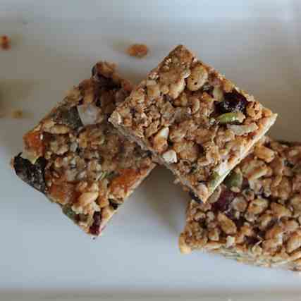 No-Bake Vegan Granola Bars