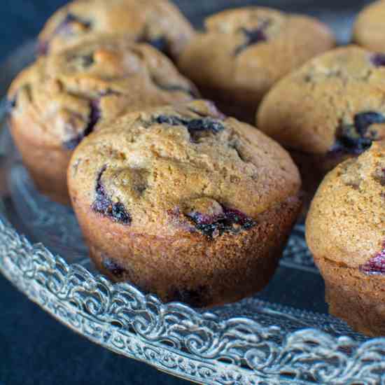 Vegan Blueberry Orange Muffins