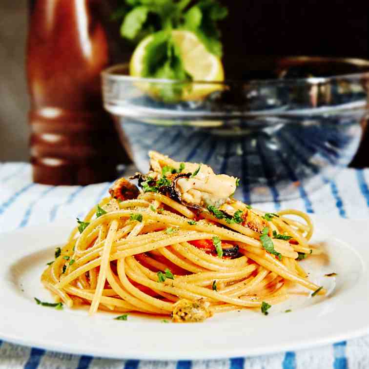 Spaghetti with Mussels