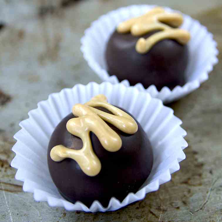 Peanut Butter Honey Dark Chocolate Truffle