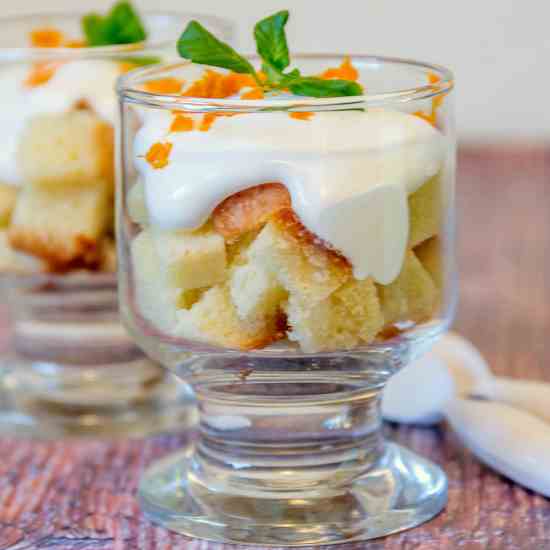 Pound Cake w/ Orange Liqueur Creme