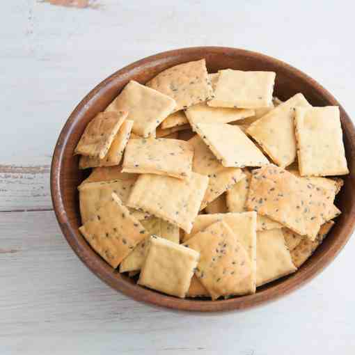 Gluten-Free Chickpea Crackers