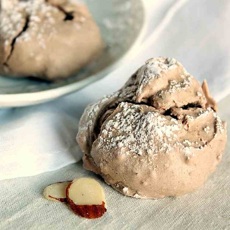 Cocoa Almond Meringues