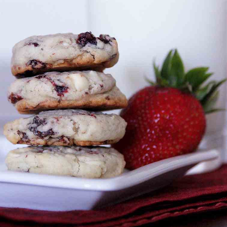 Strawberry Shortcake Cookies