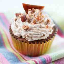 Hazelnut Praline Cupcakes
