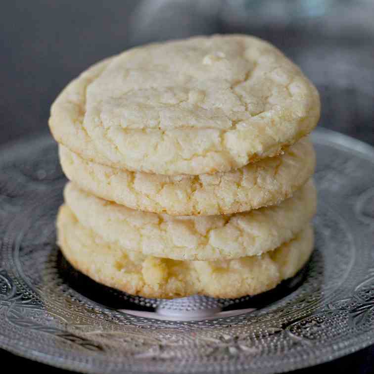 Easy Lemon Shortbread Cookies