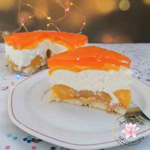 No-Bake Peach Cheesecake