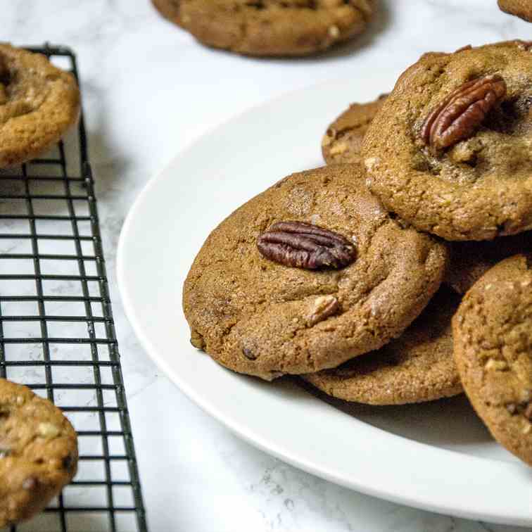 Brown Butter Pecan Cookies