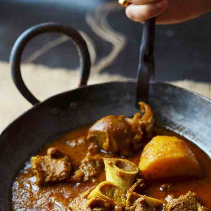 Instant Pot Curry Goat-