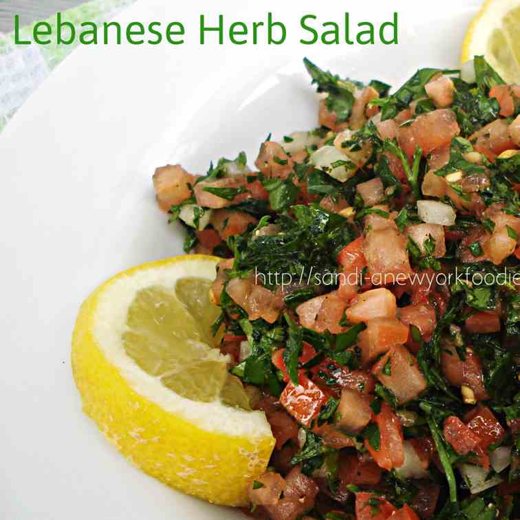 Lebanese Herb Salad