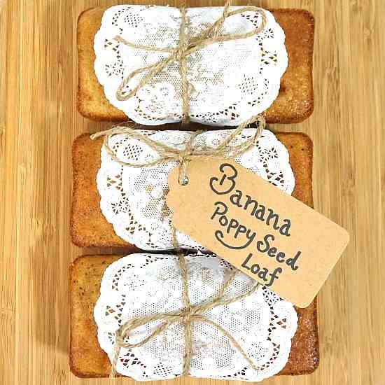 Banana Poppy seed cake