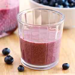 Blueberry Peaches n' Cream Smoothie