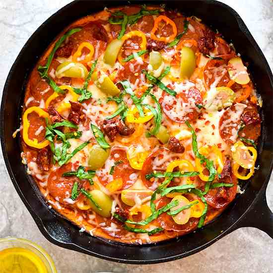 Sweet Potato Pizza Bake