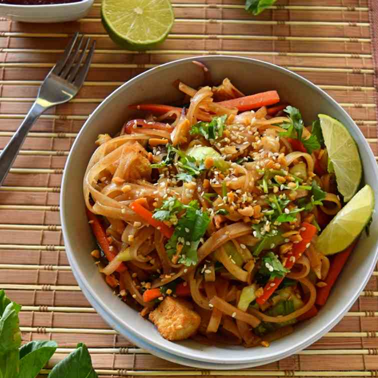 Easy Homemade Vegan Pad Thai Recipe