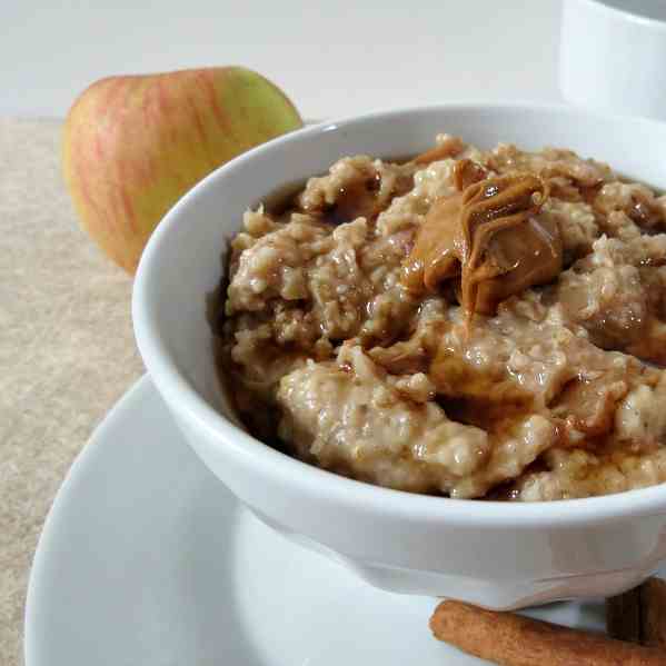 Apple & Cinnamon Oatmeal - Crockpot 