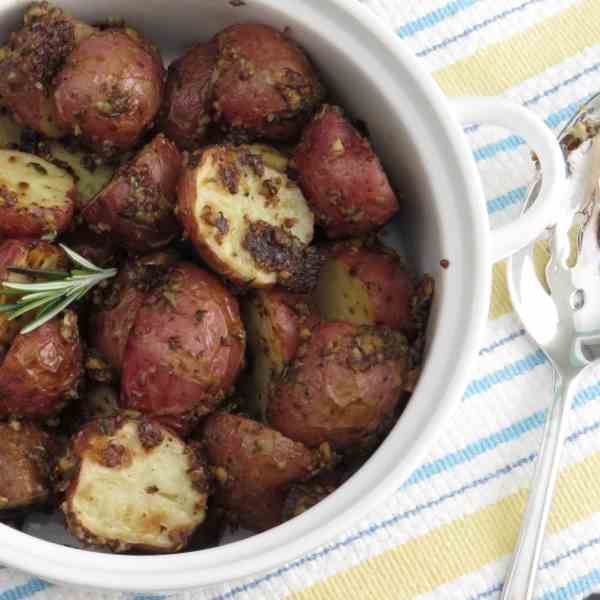 rosemary-mustard potatoes