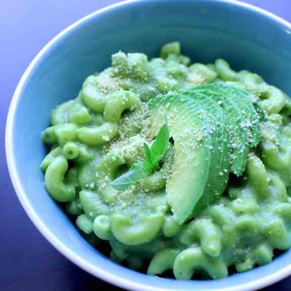 Creamy Vegan Avocado Mac - Cheese