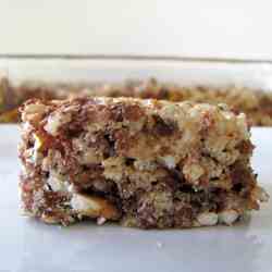 Chocolaty Pretzel Rice Cereal Treats