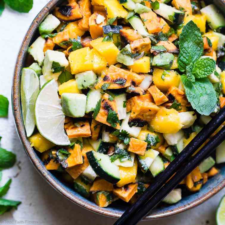 Thai Mango Sweet Potato Salad