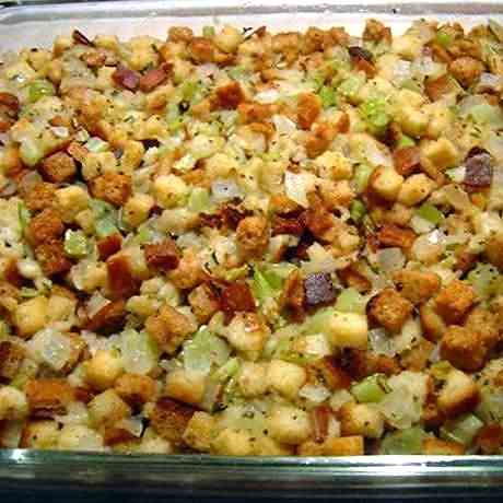 Old Fashioned Bread and Celery Dressing or