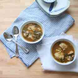 Chicken Potsticker Soup