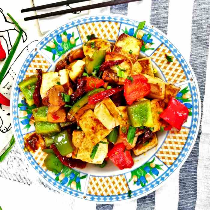 Kung pao tofu