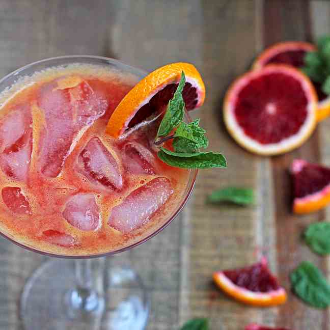 No-Stress Blood Orange Spritzer (with Magn