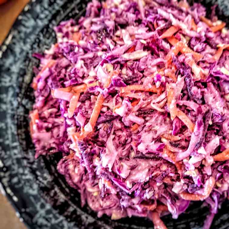 No-mayo coleslaw